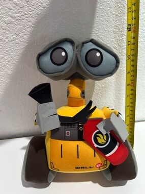 Disney WALL·E Plush Toy in Yellow, Gray, Brown and Red
